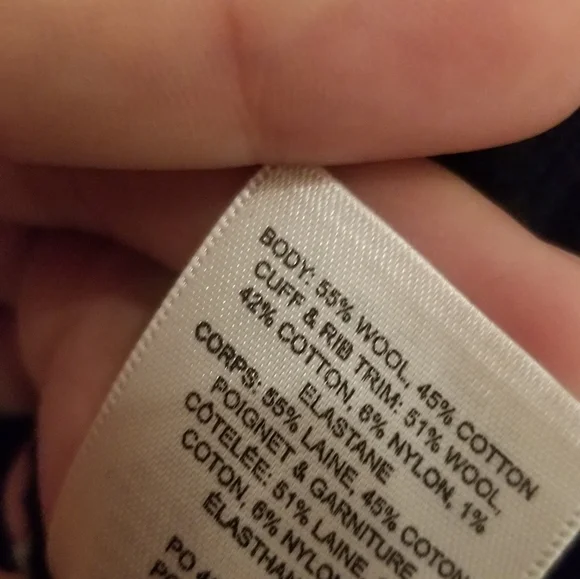 Aritzia Black Ribbed Cardigan - Picture 4 of 4